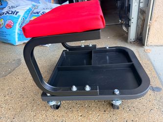 Rolling creeper stool for mechanics and auto repair