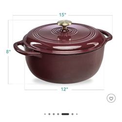Tramontina Enameled Cast Iron 7-Quart Covered Round Dutch Oven