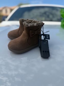 Toddler Girl Brown Boots Size 5