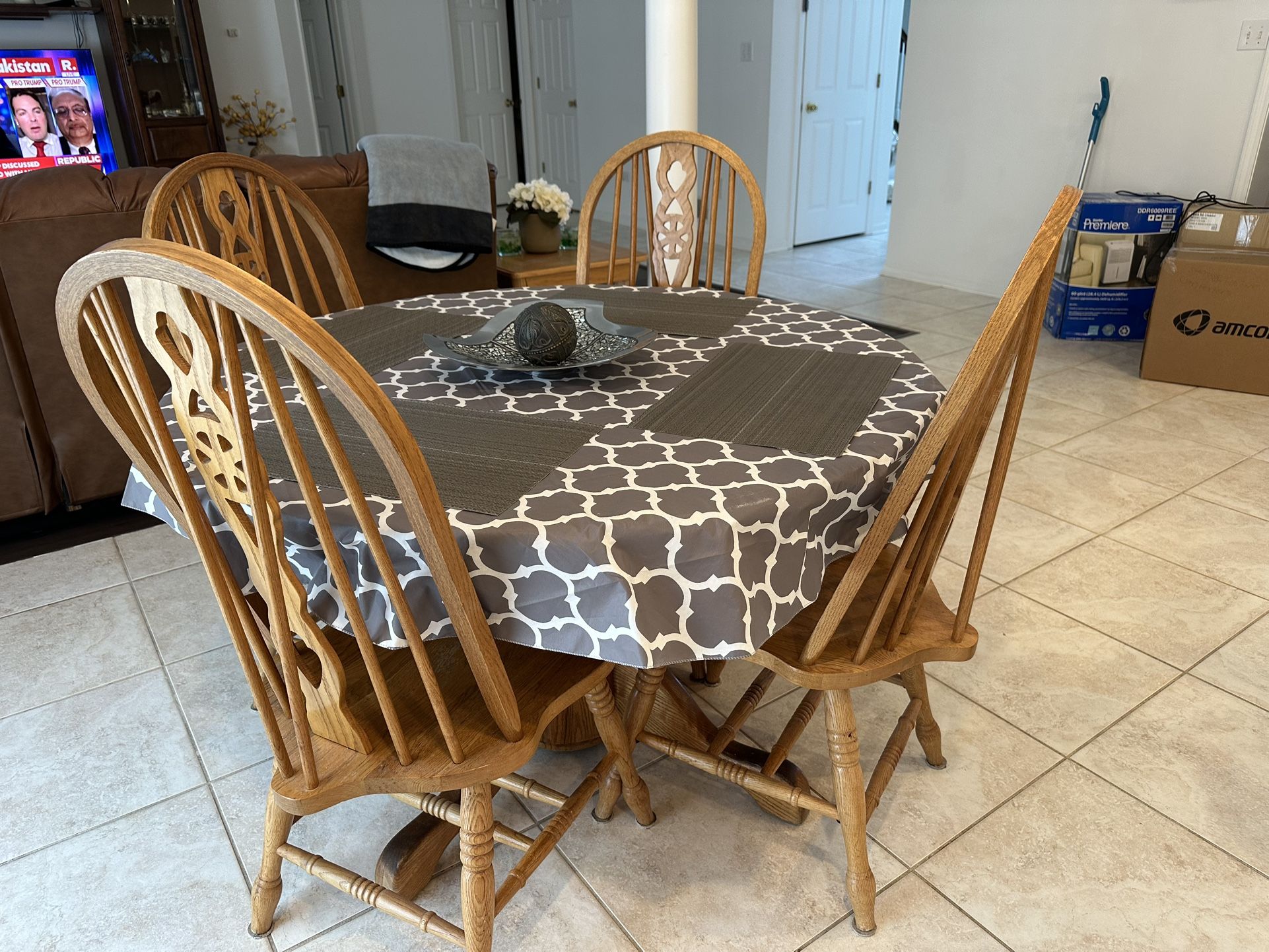 Oak dining Table Set