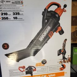 Worx Trivac Blow-Mulch-Vac