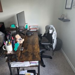 Office Set (Desk, Chair, Monitor)