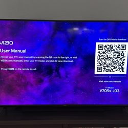 Vizio 70"  Smart TV