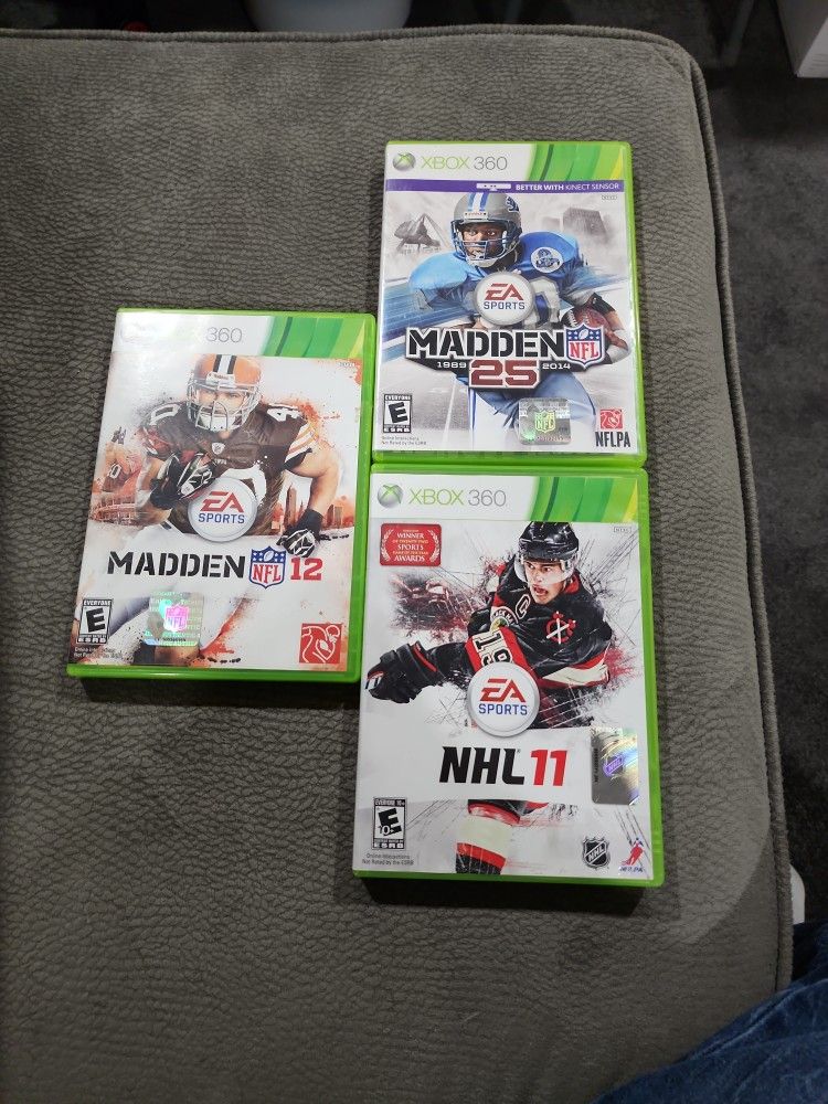 Xbox 360 Sports Game Lot 4 Games