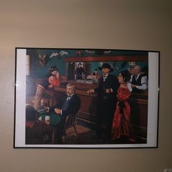 Tombstone Picture Frame 36x24 Signed By Danny Day 