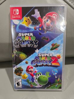 New Sealed Super Mario Galaxy 1 + 2 Nintendo Switch Game