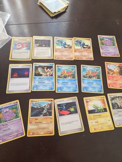 Mix of old pokemon cards