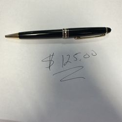 Monte Blanc Pen, New Black Gel Fine Ink 