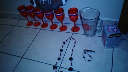 Fourth of July cups and Ohio State items