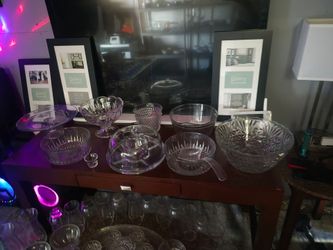 Cut Crystal Glass Serveware Collection