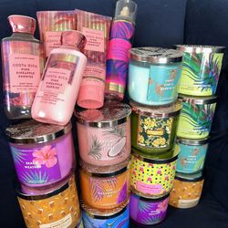 Bath & Body Works Candles Perfume & Lotion 
