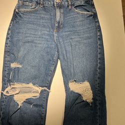 Blue Ripped Jeans