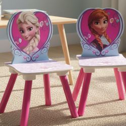 Disney Frozen Kids Chairs Set of 2 (Elsa & Anna) – Toddler Size