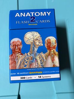 ANATOMY FLASH 2 CARDS-  QuickStudy