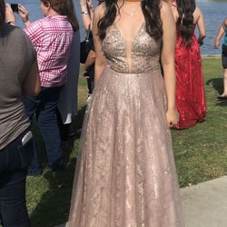 Prom/Formal Rose Gold Dress