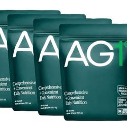 Authentic AG1 | Athletic Greens | Powder | 12.7oz | 30 Day Supply | 4 Bags