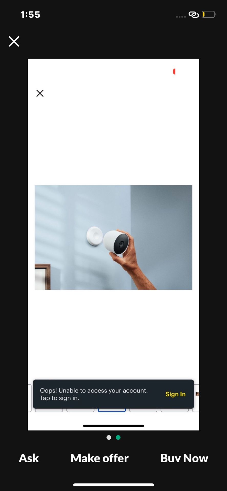 Google Nest Wireless Camera