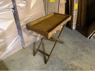 2 RATTAN TABLES