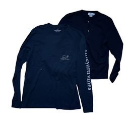 Vineyard Vines Women’s Lot Of 2 Small Long Sleeve T Shirt Cardigan Sweater