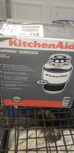 KitchenAid Red Continuous Feed Garbage Disposal