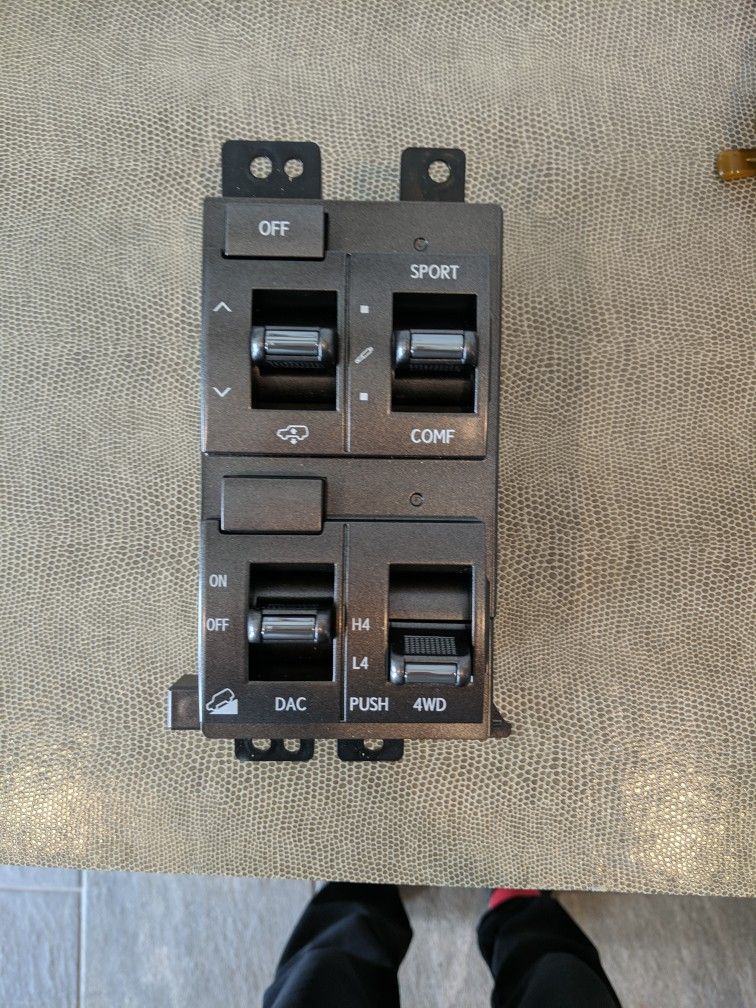 Lexus GX 460 Center Multifunction Switch DAC Luxury 4 Button Panel