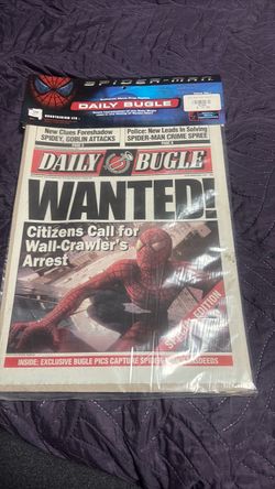 Spider-Man Daily Bugle Movie Prop Replica Newspaper