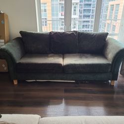 Modern Chocolate Brown Sofa