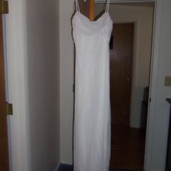 Alyn Paige White Prom Dress, Size 7/8