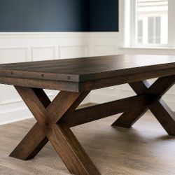 Custom Designed Farmhouse Dining Tables. 