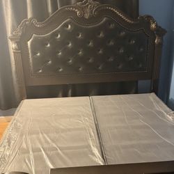 King Size Bed Drawer Dresser Mirror And Nightstand 