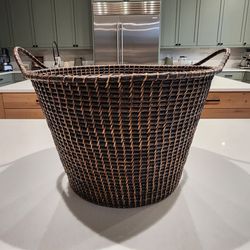 New beautiful rattan basket! These sell for twice this price!