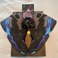 Air Jordan Retro 8 Aqua Size 9.5