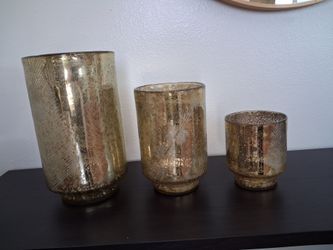 gold candle vases west elm