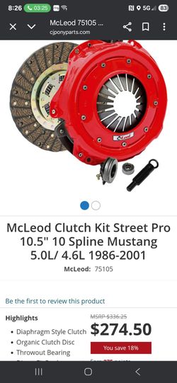 Mustang cluth