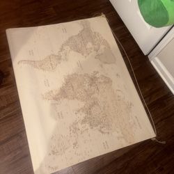wall decor map