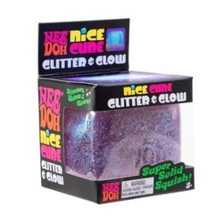 NEEDOH NICE CUBE GLITTER & GLOW PURPLE