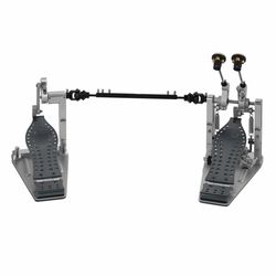 DW MDD Machined Direct Drive Double Bass Drum Pedal - Polished Gray - DWCPMDD2GP