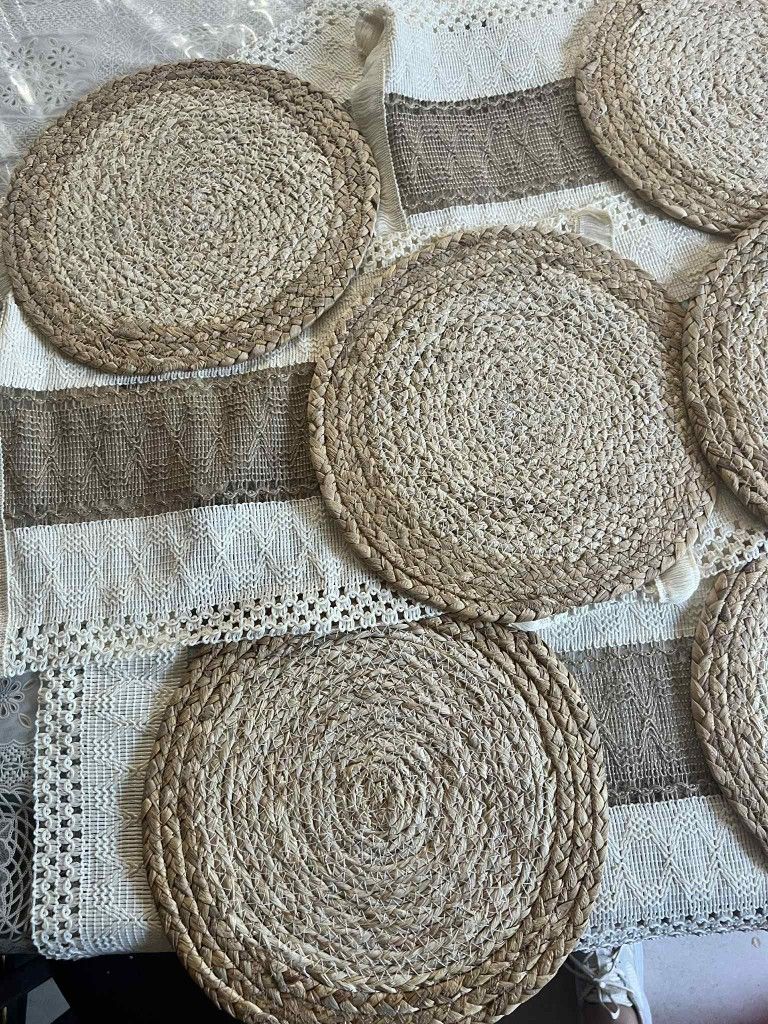 Handmade Boho Placemats Set Of 6