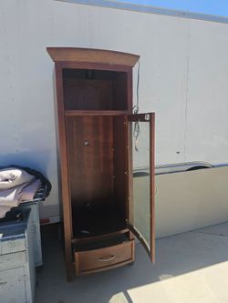 Solid Wood Cabinet Light Up Inside