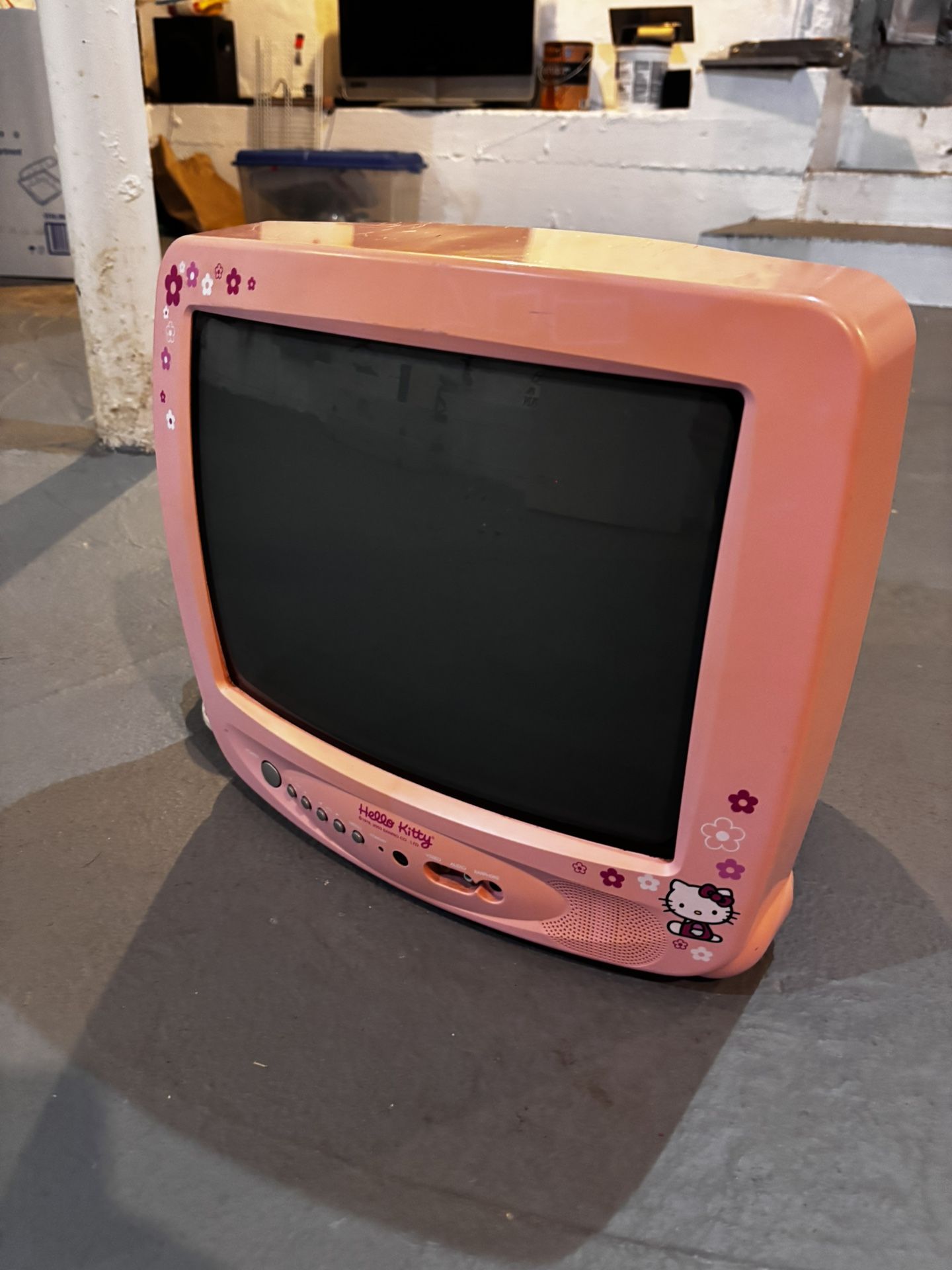 2003 Pink Hello Kitty Kt2113 Vintage Box Tv
