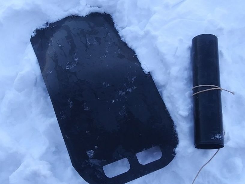 Roll Up Plastic Sled