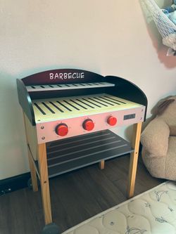 BBQ wooden toy set