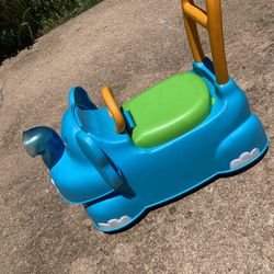 Little Tikes Christmas Toy Toddler Toys Walker Ride On Blue Elephant Storage Seat Vintage Rare Toys 