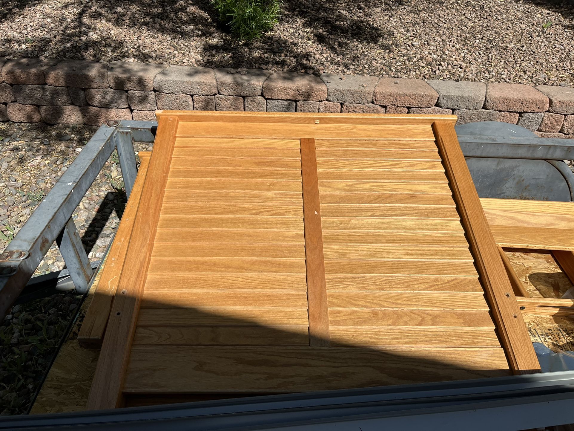 Oak Bunk Bed With Ladder Great Condition
