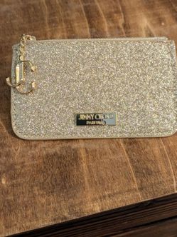 Designer gold wallet zipper coin purse