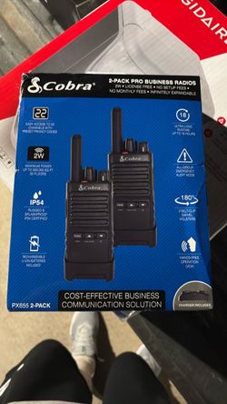 Cobra PX655 2-Pack Pro Business Radios