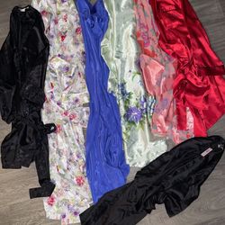 SUCCESSFUL RESELLER BULK LOT ALERT 7 PIECE Vintage Victoria’s Secret Satin, Mesh Robes, Lingerie
