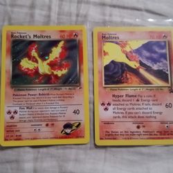 Pokemon Cards Rockets Moltres