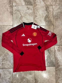 MANCHESTER UNITED 25/26 LONG SLEEVE HOME JERSEY YOUTH SIZE XL