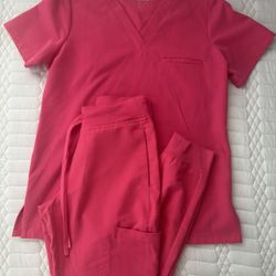 Pink Scrub Set